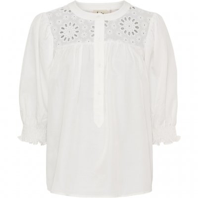 Isay Cara S/S Blouse Broken White