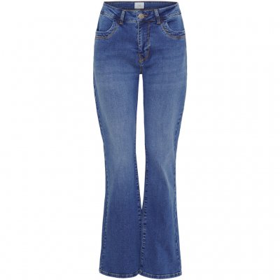 Isay Verona Flare Jeans Mid Denim Wash