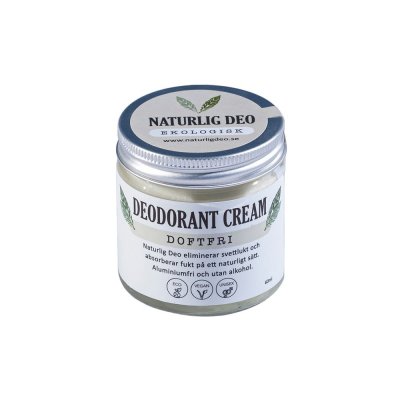 Naturlig Deo EKO Deodorant Cream Doftfri 60ml