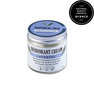 Naturlig Deo EKO Deodorant Cream Lavendel 60ml