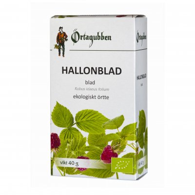 Örtagubben Hallonblad 40g