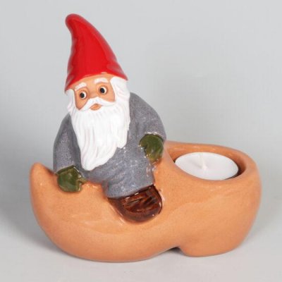 Rolf Berg Tomte på Träsko, v-ljus, 15 cm