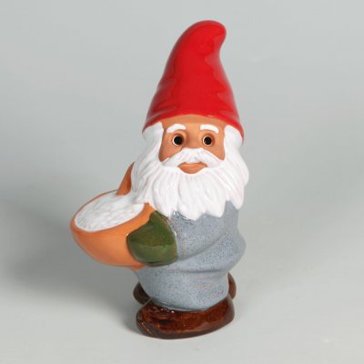 Rolf Berg Tomte med grötfat 14 cm