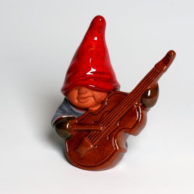 Rolf Berg Musiknisse med basfiol 13 cm