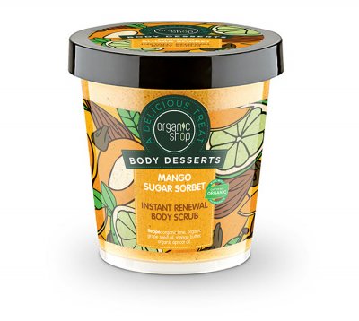 Organic Shop Kroppsskrubb mango Sorbet 450ml