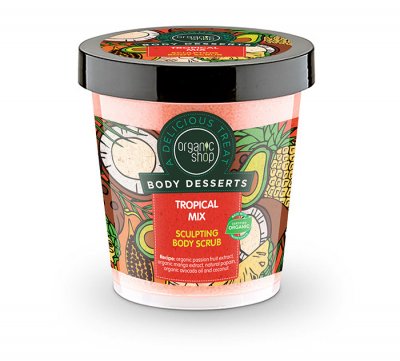 Organic Shop Kroppsskrubb Tropisk Mix 450ml