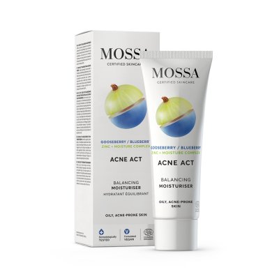 Mossa Organic Skincare Acne Act Balancing Moisturiser 50 ml