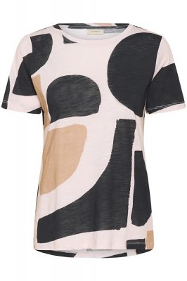 InWear Alma Print Tshirt Neutral Soft Block