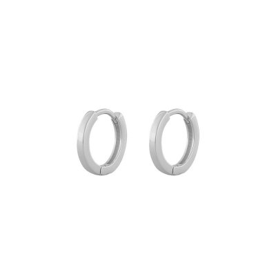 SNö OF SWEDEN ANCHOR SMALL RING EAR PLAIN S