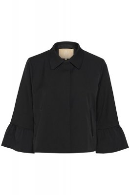 CULTURE ANIE SHORT JACKET BLACK