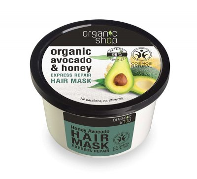 Organic Shop Hair Mask Honey/Avocado 250 ml