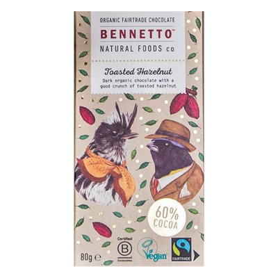 Bennetto Toasted Hazelnut 80g
