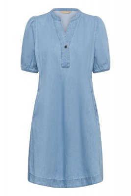 CULTURE BERTELINE ARPA SS DRESS LIGHT BLUE WASH