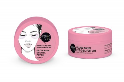 Organic Shop Glow Skin Eye Gel Patch 60 st