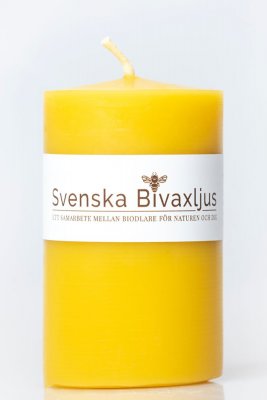 Svenska Bivaxljus Blockljus