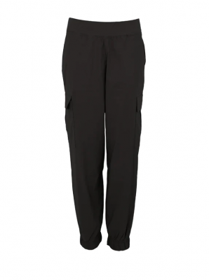 Black Colour Davina Cargo Pant Black