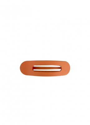 Black Colour Sussi Big Matt Hair Claw Orange