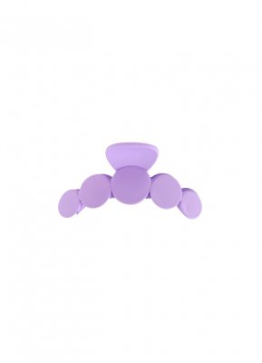 Black Colour Bubble Matt Hair Claw Lavender