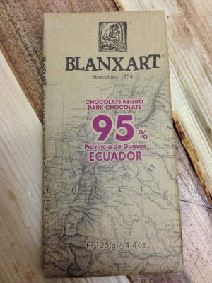 Blanxart Mörk Choklad 95% Ecuador 125g