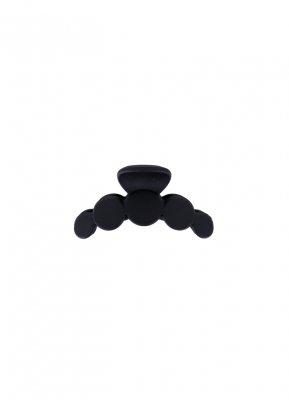 BLACK COLOUR BUBBLE SMALL MATT HAIR CLAW BLACK