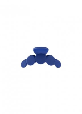 BLACK COLOUR BUBBLE SMALL MATT HAIR CLAW NAVY