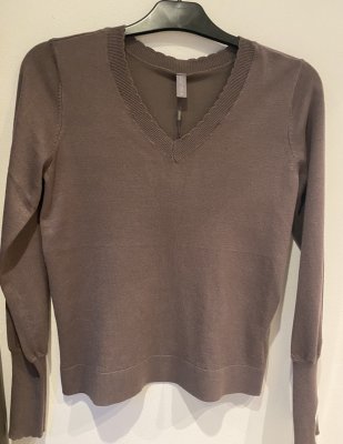 Culture Annemarie Scallop Pullover Falcon Melange