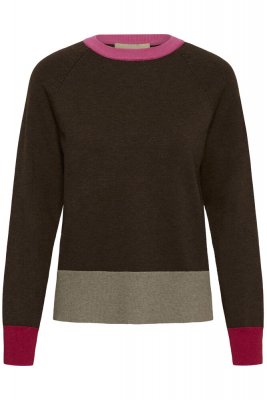 Culture Clare Annemarie Pullover Coffee Bean