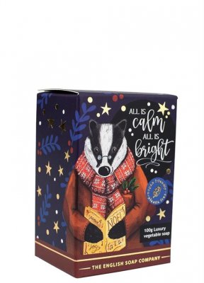 The English Soap Company Christmas Character Badger