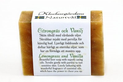 Klockargården Citrongräs & Vanilj Naturtvål