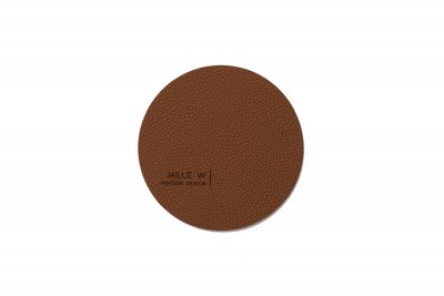 MiLLE W NORDISK DESIGN Coaster Round Cognac