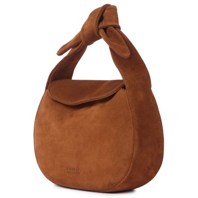 O My Bag Coco Croissant Cognac Suede