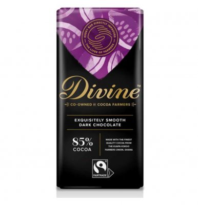Divine Dark Chocolate 85% 90g
