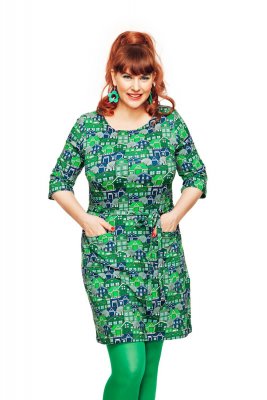 Cissi och Selma Doris Klänning Vår Gata Grön