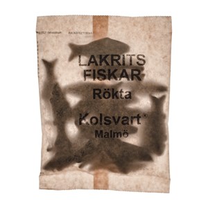 Kolsvart Lakrits Fiskar Salta 120g