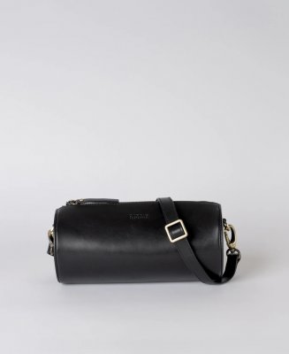 O My Bag Izzy Cylinder Bag Black Classic Leather