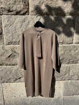 Urban Pioneers Ebanie Dress Brown Knit Dress With Belt