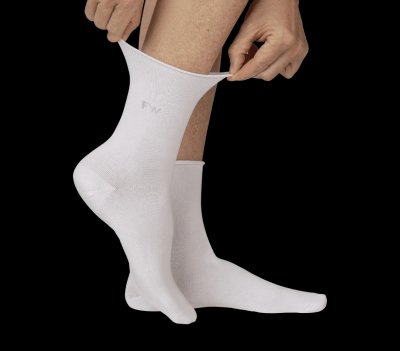 Funq Wear Roll'n Wide Bambustrumpor Wonderful White