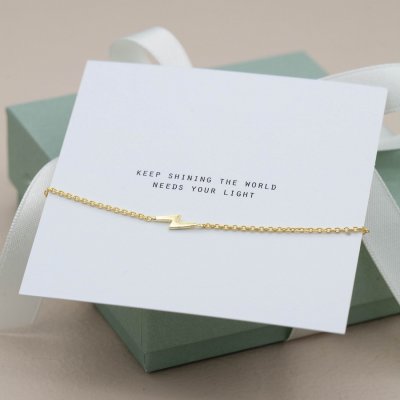 Faith Armband Miniblixt Guld
