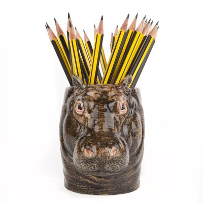 Quail Ceramics Hippo Pencil Pot