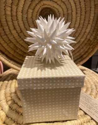 A World of Craft Kotte Julhänge vit