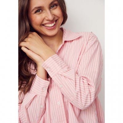 ISAY BELLIS SHIRT JACKET ROSE STRIPES