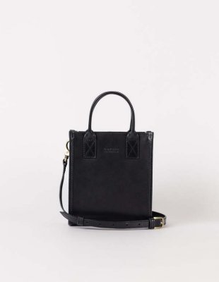 O My Bag Jackie Mini Black Classic Leather