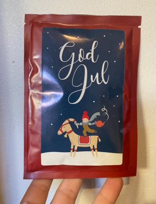 tehuset JAVA Tevykort God Jul Julbock