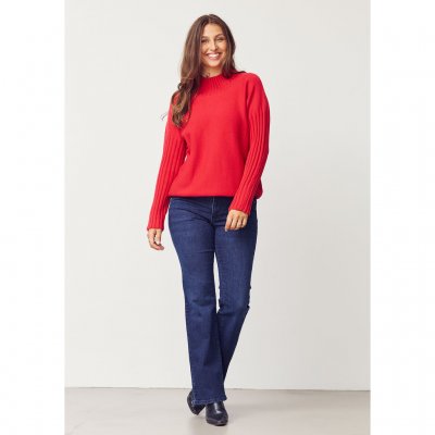 ISAY KADDY KNIT PULLOVER RED