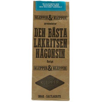 Klepper & Klepper Saltlakrits 200g