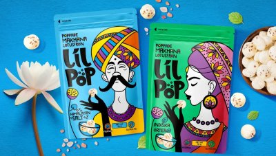 Lilpop Poppade Lotusfrön Himalayan Salt 40g