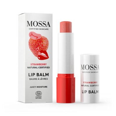 Mossa Organic Skincare Lip Balm Strawberry 4,5 g