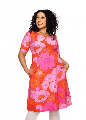 CISSI OCH SELMA MAGDA DRESS 1960 ROSA