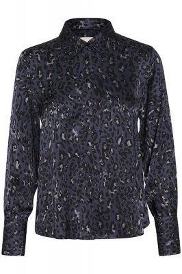 PART TWO MAICA DARK NAVY LEOPARD