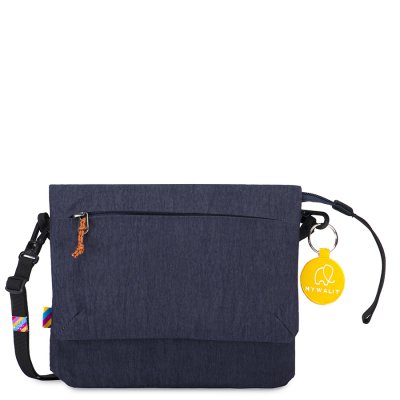 myliteHalf Flap Shoulder Bag - Navy